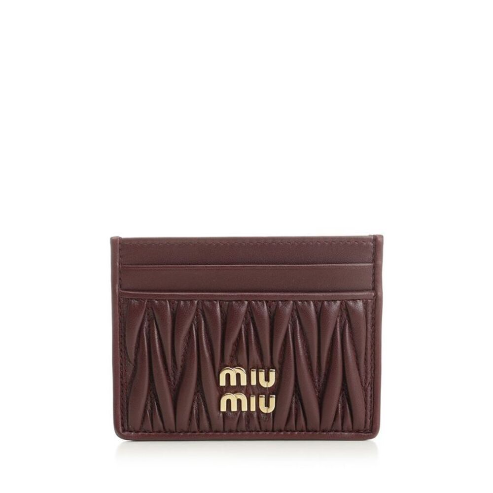 Miu Miu Women Quilted Card Holder